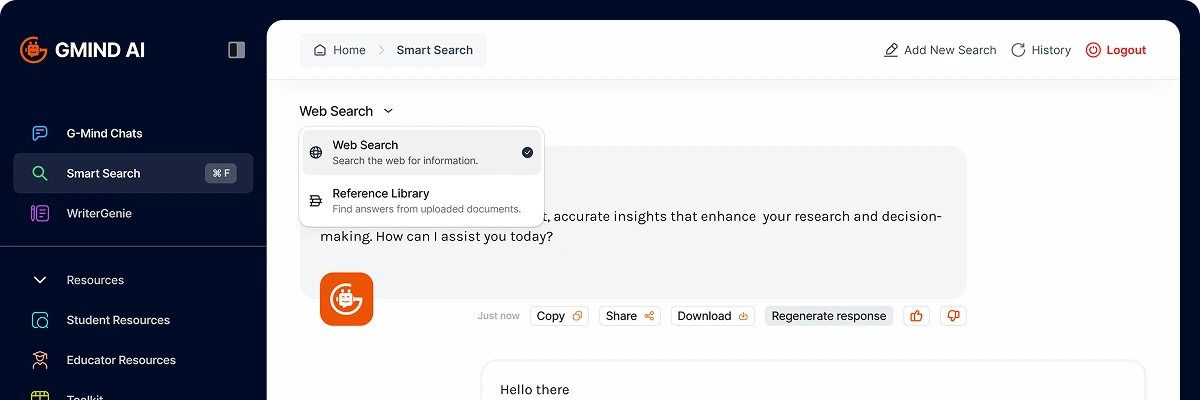AI Chat Interface